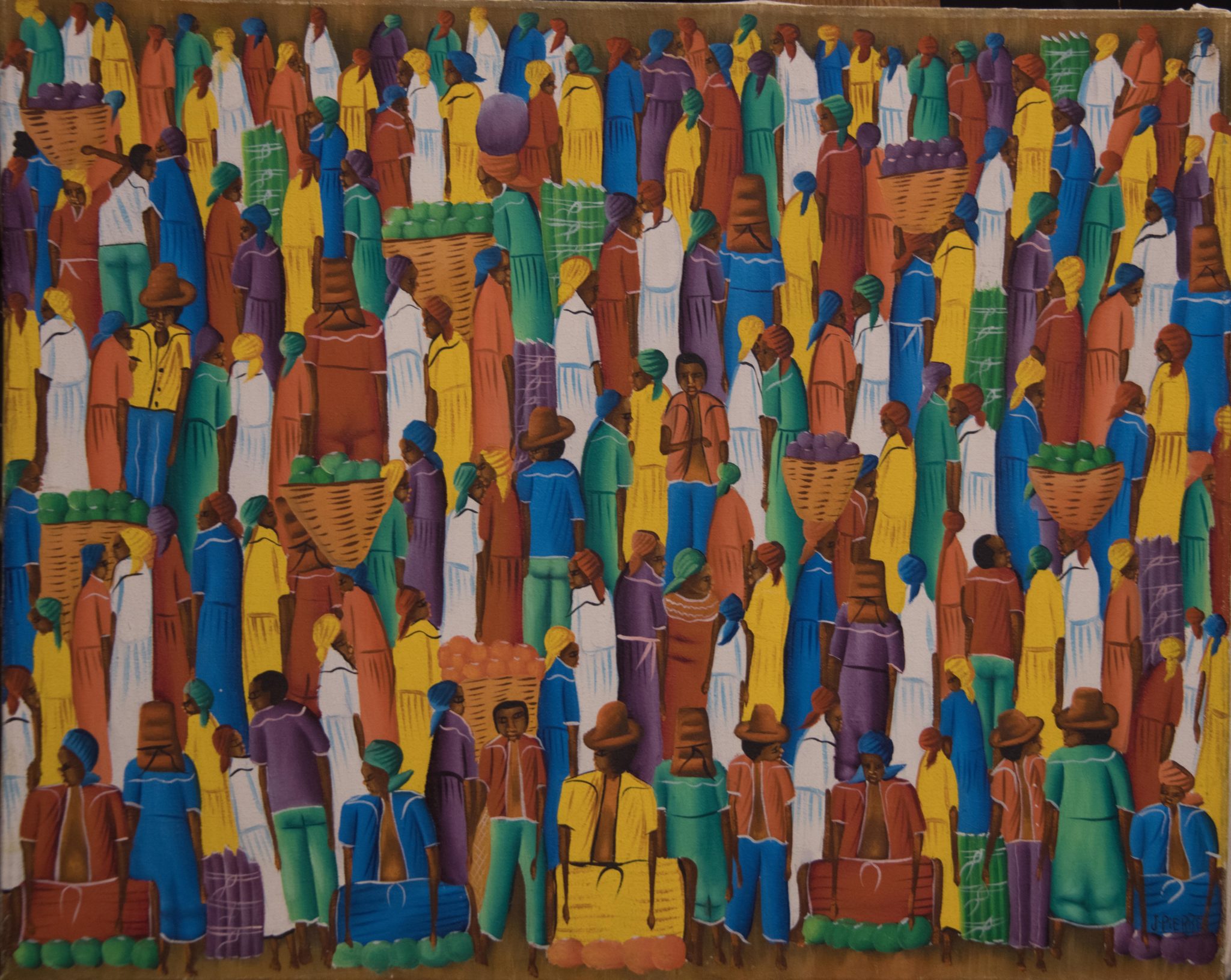 Haitian Folk Art Painting J. Pierre Stokes Haitian Art