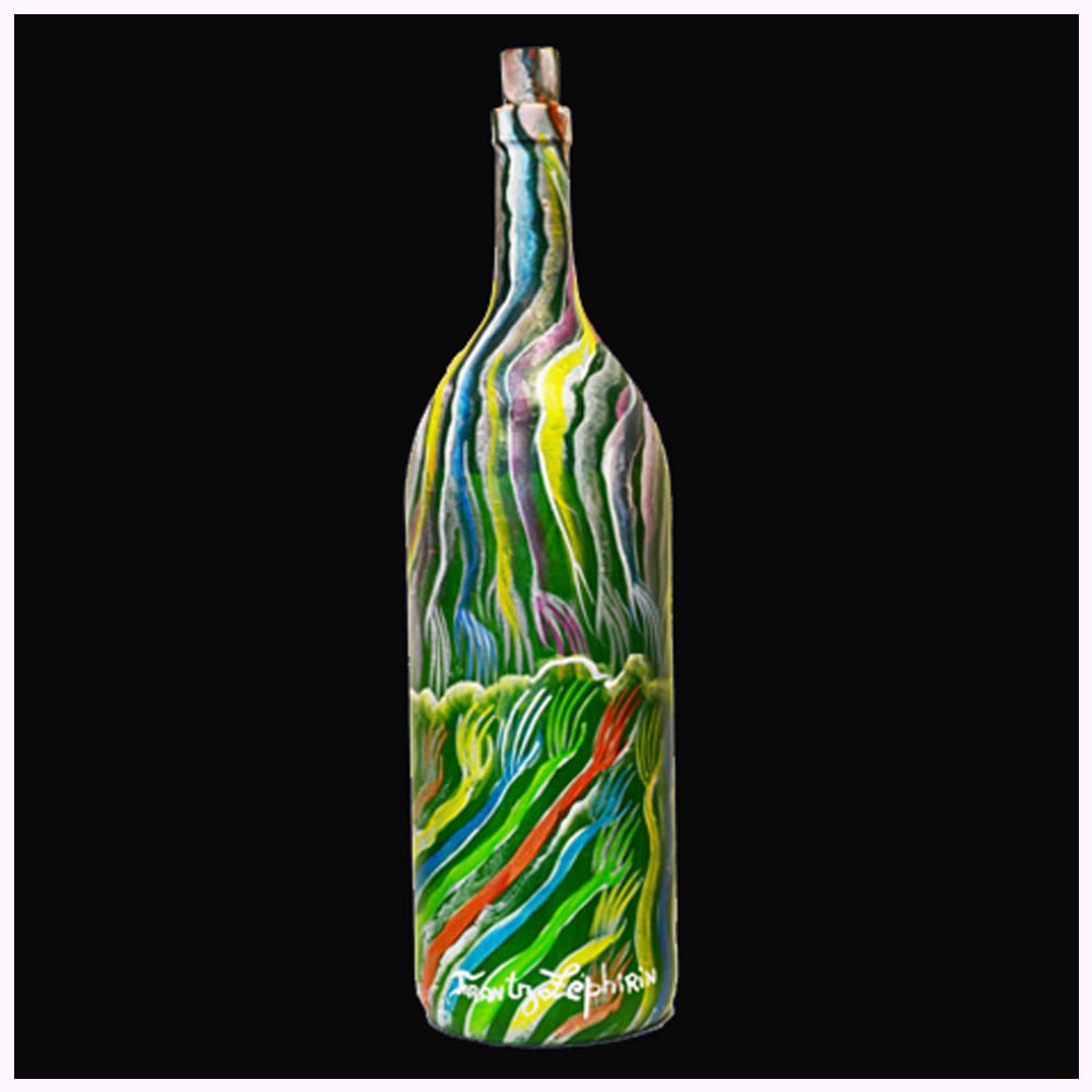 Painted Bottle 6